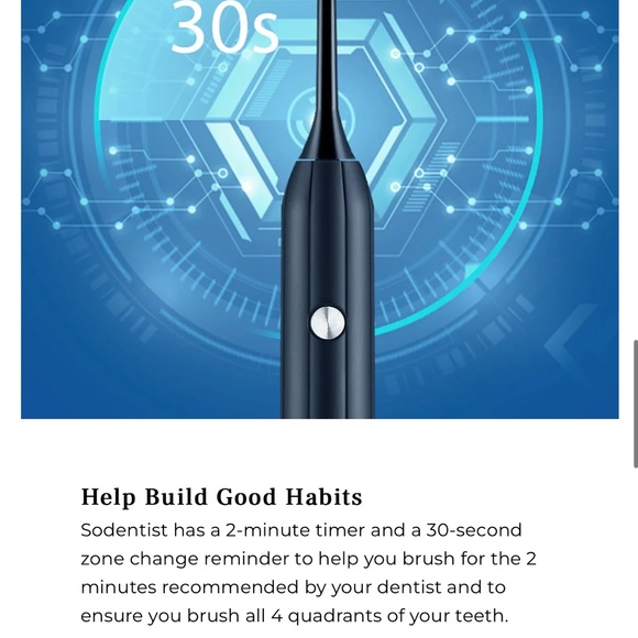 🆕 Sodentist Sonic Electric Toothbrush (2 Pack) - Picture 8 of 12